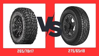 Tire Size 26570r17 vs 27565r18 [upl. by Sirromad]