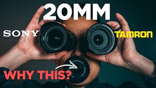 The Truth About 20mm Sony Budget Lens Viltrox Tamron and Sony G Differences [upl. by Tati]