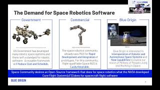 FSW 2022 Overview of the Space Robot Operating System Space ROS  Amalaye Oyake [upl. by Bael]