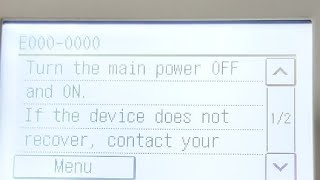 How To Clear E0000000 In Canon Ir 2206 [upl. by Mond]