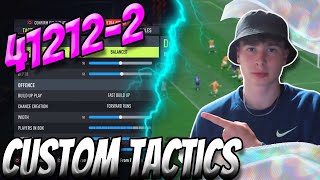 FIFA 22 UNBEATABLE 412122 TOTS CUSTOM TACTICS amp PLAYER INSTRUCTIONS  FUT 22 [upl. by Kerry]