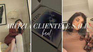 Aritzia Clientele Sale Haul  Chloe Zadori [upl. by Hesta]