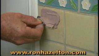 How to Fill and Repair Holes in Ceramic Tile [upl. by Klos]