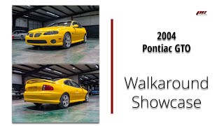 SOLD One Owner 2004 Pontiac GTO  57  6 Speed  1898 Actual Miles [upl. by Clim]