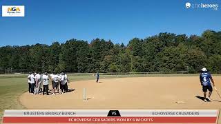 Live Cricket Match  Brusters Briskly Bunch vs Echoverse Crusaders  20Oct24 1038 AM 16 overs [upl. by Jarin]