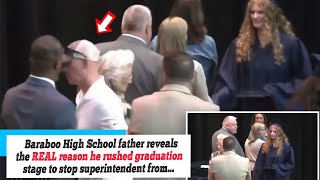 News Baraboo High School father reveals the REAL reason he rushed graduation stage to stop [upl. by Lahcar142]