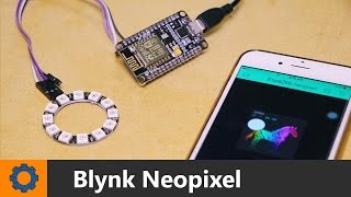 ESP8266  Blynk Neopixel Star [upl. by Erait]