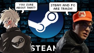 Harman Smith Says PC And Steam Are Trash [upl. by Harihs]