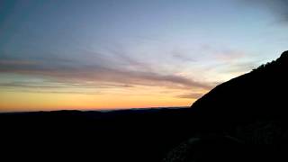 coucher de soleil sur les gorges du Verdon  plan fixe [upl. by Troyes]