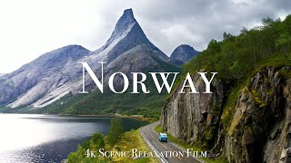 Norway 4K  Scenic Relaxation Film with Calming Music [upl. by Attaynik171]