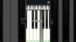 Wellerman piano pianocover pianotutorial wellerman [upl. by Sirrep772]