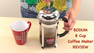 Bodum Chambord 8 Cup French Press Coffee Maker Review [upl. by Imiaj]