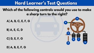 Vehicle Controls Test Questions  LEARNERS LICENCE TEST 2024  Real Test [upl. by Riesman]