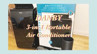 Danby 3in1 Portable Air Conditioner Unboxing Canada Vlog [upl. by Hardan558]