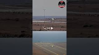 Extreme Crosswind Landing in Lanzarote Airport [upl. by Barling846]