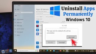 Windows 10 How to Uninstall Programs Permanently 『Uninstall Software』 [upl. by Aenet]