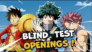 Blind Test Animés  24 OPENINGS [upl. by Ardnatal]