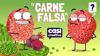 Carne Falsa VS Carne Normal  Casi Creativo [upl. by Manouch372]