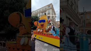 Fete du Citron Menton Lemon Festival parade from Menton France 2024 [upl. by Bonnee26]