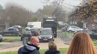 Truck hearse for his final journey Funeral [upl. by Weisburgh]