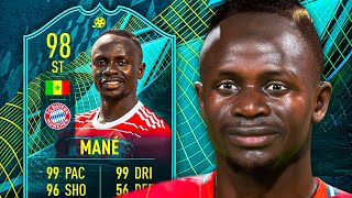 THE BEST PLAYER IN THE WORLD 👑 98 Moments Mane Player Review  FIFA 22 Ultimate Team [upl. by Anaicul]