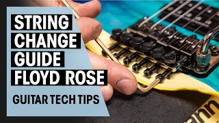 How to change strings on Floyd Rose  Guitar Tech Tips  Ep 15  Thomann [upl. by Okir]