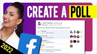 How to Create a Poll on Facebook 2022  Quick amp Easy Steps [upl. by Ardnal220]