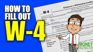 How to Fill Out an IRS W4 Form  Money Instructor [upl. by Einegue]