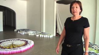 Orna Feinstein Paper Installation  Interview [upl. by Lisette]