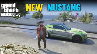 STEALING GANGSTERS MUSTANG GT  GTA 5 GAMEPLAY [upl. by Steel]