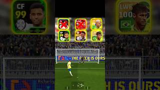 EFOOTBALL 2025 Top Brazil Players Penalty Shootout 🇧🇷😱efootball2025 efootball shorts pesmobile [upl. by Brufsky]