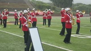 110924 Kahuku HS Marching Band at Mililani Trojan BandFest [upl. by Nylhsoj]