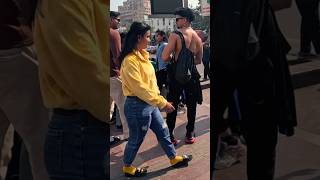 Girls flat on body🥵shirtless in public publicreaction shorts fitnessmasterdeepak [upl. by Eciralc]