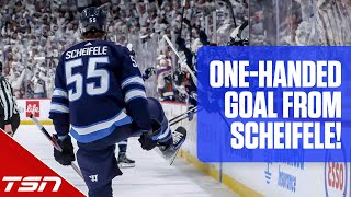 MARK SCHEIFELE SCORES GOAL WITH GORGEOUS ONEHANDED TIP [upl. by Treva799]