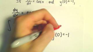 Basic Differential Equation with an Initial Condition [upl. by Cthrine203]