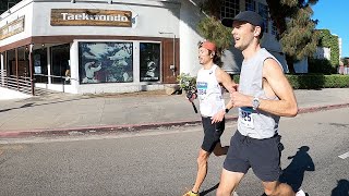 Los Angeles Marathon 2022  My First Race in 2 years [upl. by Enywad559]