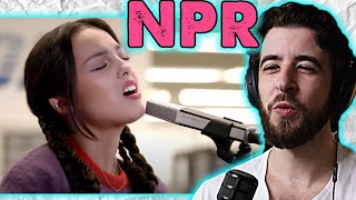 She is in a DMV Olivia Rodrigo  Reaction  NPR Tiny Desk [upl. by Burget]