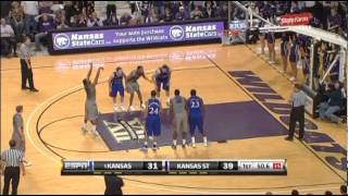 1 Kansas vs KState  Feb 14 2011  Full Game  Basketball [upl. by Sivrep]