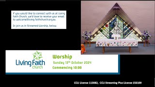 Living Faith Church Sunday 13th October 2024 [upl. by Lichter]