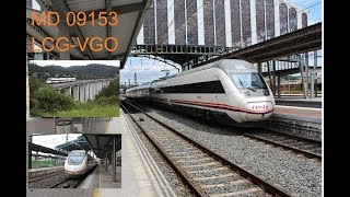 TRAIN EXPERIENCE  A CoruñaVigo Urzaiz  EJE ALTLÁNTICO DE ALTA VELOCIDAD  RENFE 121 [upl. by Anaz]