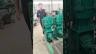 pellet machine production line ring die pellet machine flat grinding pellet machine pellet mill [upl. by Poore416]