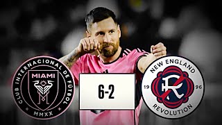 Inter Miami vs New England Review  Messi Hattrick  MLS 2024 [upl. by Eniarrol174]