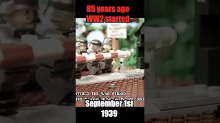 85 years ago WW2 began legoanimation shortsvideo [upl. by Tlihcox]