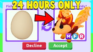 Trading from EGG to NEW MEGA CHRISTMAS PET in 24 HOURS Adopt Me [upl. by Edison370]