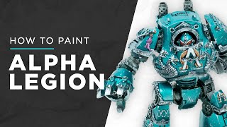 How to Paint Alpha Legion [upl. by Ahsema]