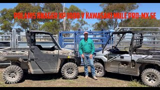 POLARIS RANGER XP 1000 V KAWASAKI MULE PROMX SE [upl. by Abernathy]