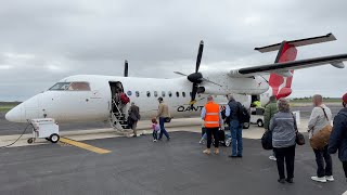 Full Flight–Mildura to Melbourne Qantas QF2081 Dash 8 Q300 [upl. by Reisch347]