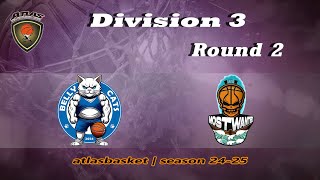 Atlasbasket  Div 3Round 2  BELLY CATS vs MOST WANTED [upl. by Sitra]