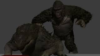 Kong Kills Doug Blender Animation [upl. by Notslah]