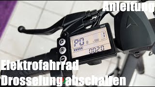 Elektrofahrrad Drosselung abschalten 35kmh und mehr  ADO A20 EBike Geschwindigkeit programmieren [upl. by Reiniar429]